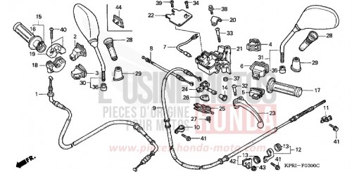 HANDLE LEVER/SWITCH/CABLE SH1503 de 2003